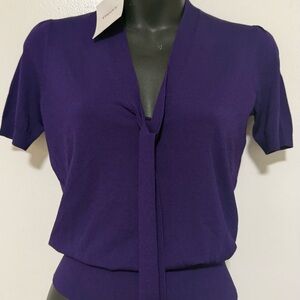 Theory Deep Purple Women's Blouse